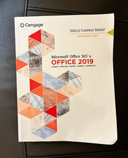 Cengage Shelley Cashman Series Intro to Microsoft Office 365 Office 2019 Book