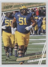 2020 Panini Prestige Rookies Xtra Points Green Cesar Ruiz #268 0x1