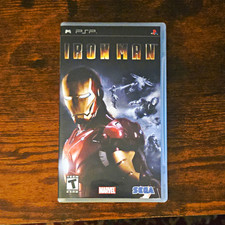 SEGA Iron Man Sony PSP Manual Included T-Teen Action & Adventure 2008 NTSC-U/C
