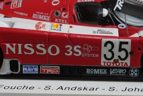 1:43 Spark S2368 Toyota 92C-V Le Mans 5th 1992 #35 model car - Picture 9 of 11