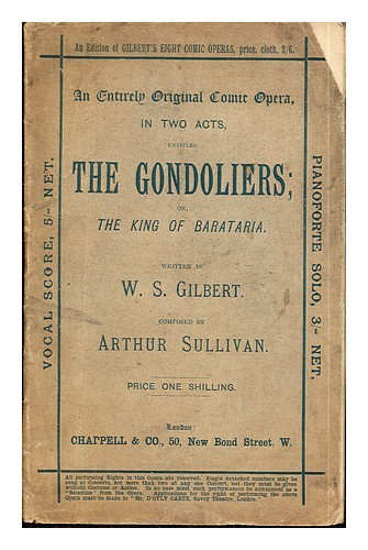 GILBERT, WILLIAM SCHWENCK (1836-1911). SULLIVAN, ARTHUR SIR (1842-1900) Un in... - Foto 1 di 1