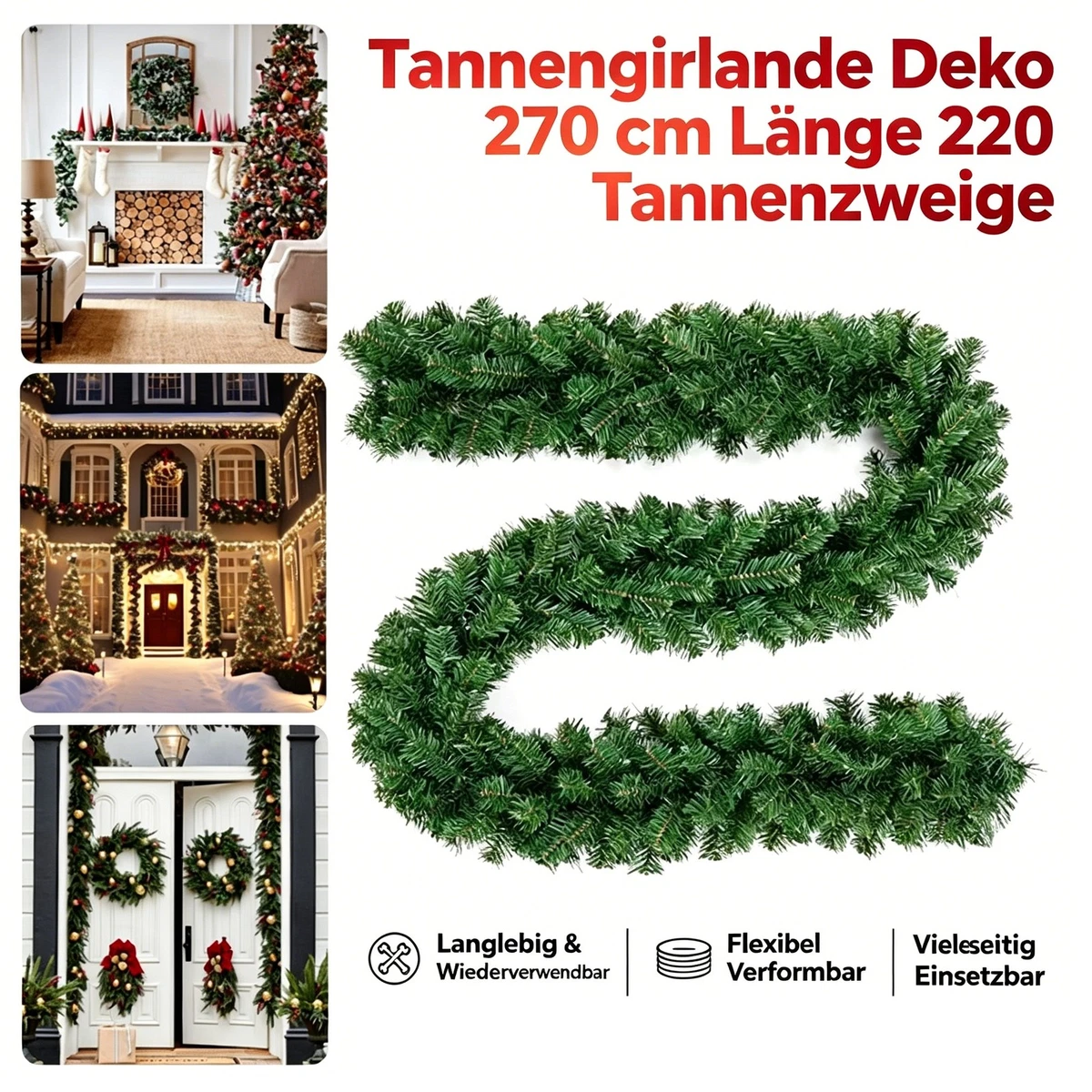Krnze, Girlanden & Pflanzen Jahreszeitliche aus Kunststoff online kaufen |  eBay.de