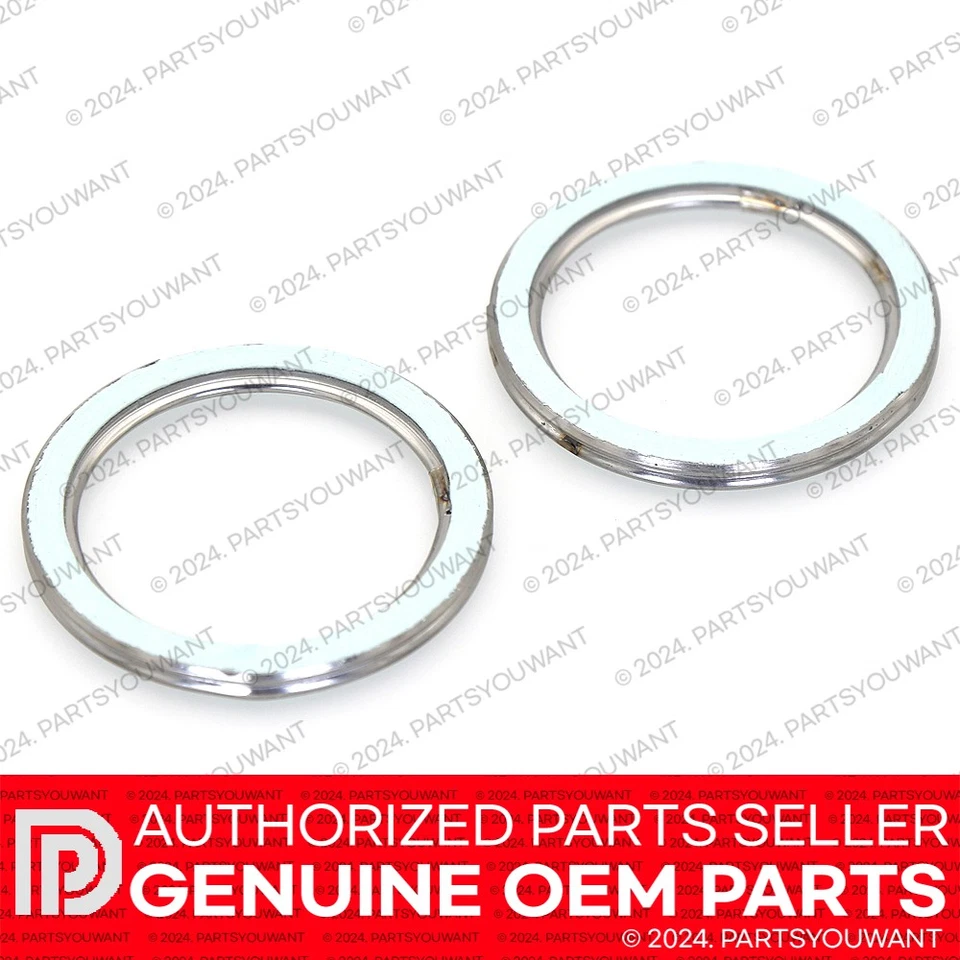 GENUINO Toyota Tacoma 4Runner 2.7L OEM Junta de tubo de escape delantero 90917-06061 CONJUNTO Foto 2 de 3