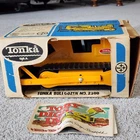 Vintage Tonka T-6 BULLDOZER/DOZER No.2300 w/ Box & Pamphlet