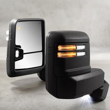 Pair For 2019-2025 Chevy Silverado 1500 Heated Towing Mirrors Amber Signal Bsm Pair For 2019-2025 Chevy Silverado 1500 Heated Towing Mirrors Amber Signal Bsm