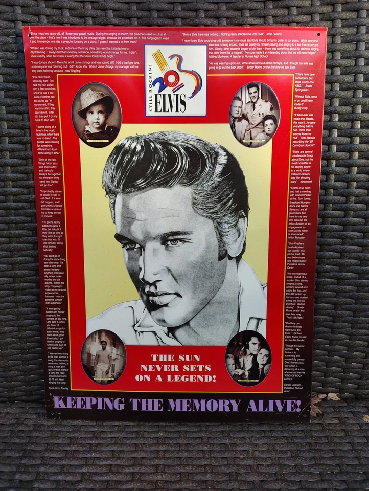 1997 - 1999 年 11 英寸 X 16 英寸 10 猫王收藏家标志套装 7 美元 15 Ea \全部 80 美元 — 第 3/4 张图片