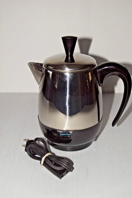 VTG Farberware Percolator Superfast Coffee Pot 2-4 cups Electric