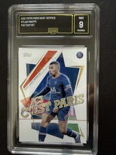 Topps 2021-22 Paris Saint-Germain Kylian Mbappé #43 ICI C'EST PARIS GMA 9