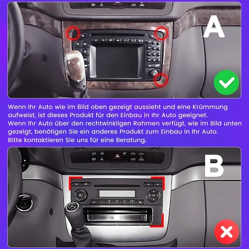 4+64G Android14 Autoradio Für Mercedes-Benz Vito Viano W639 2003-2014 GPS NAV BT - Zdjęcie 2 z 15