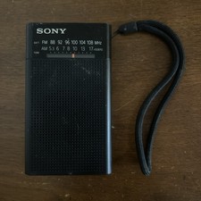 Sony ICF-P26 Portable Pocket FM/AM Radio Built-in Speaker Tested  Working 