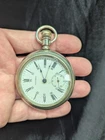Antique Vtg. Waltham Pocket Watch. 24-Hour Railroad.  S3