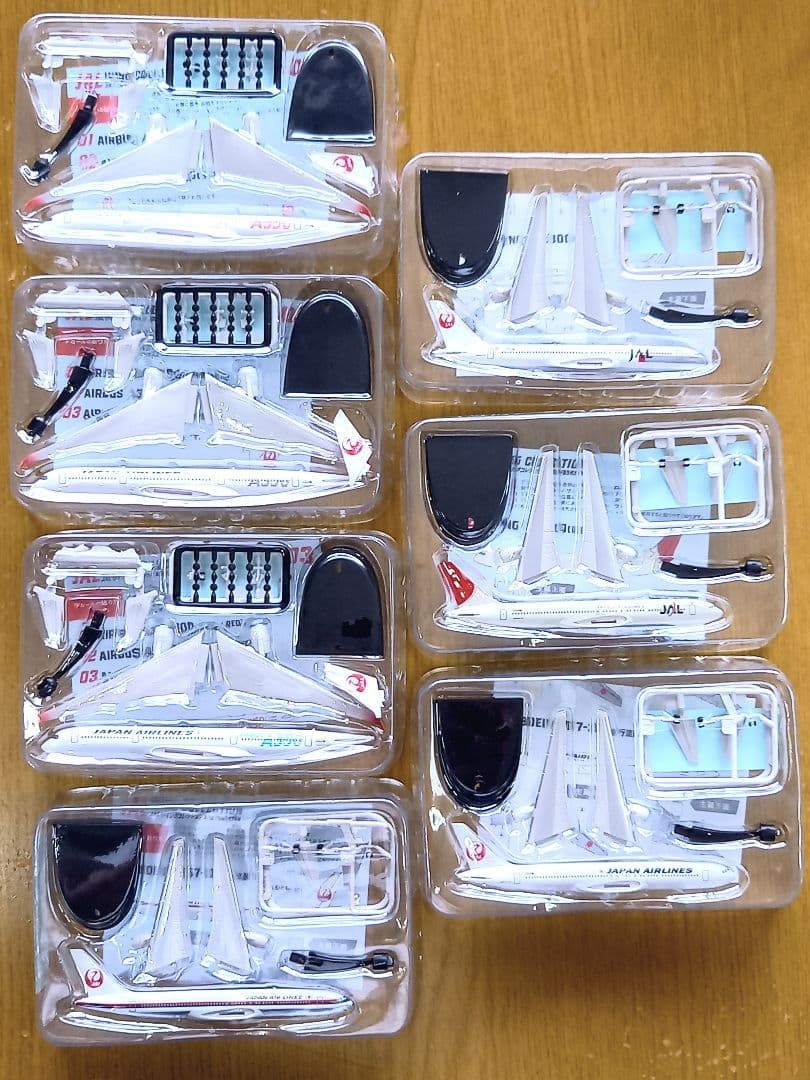 JAL WING COLLECTION 7 Types Airbus A350900 Model Toys Used