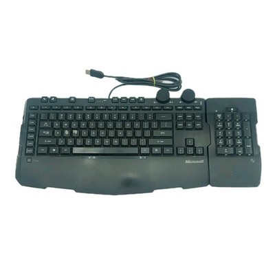 Microsoft SideWinder X6 Gaming Keyboard Model 1361 Wired USB Detachable Numpad