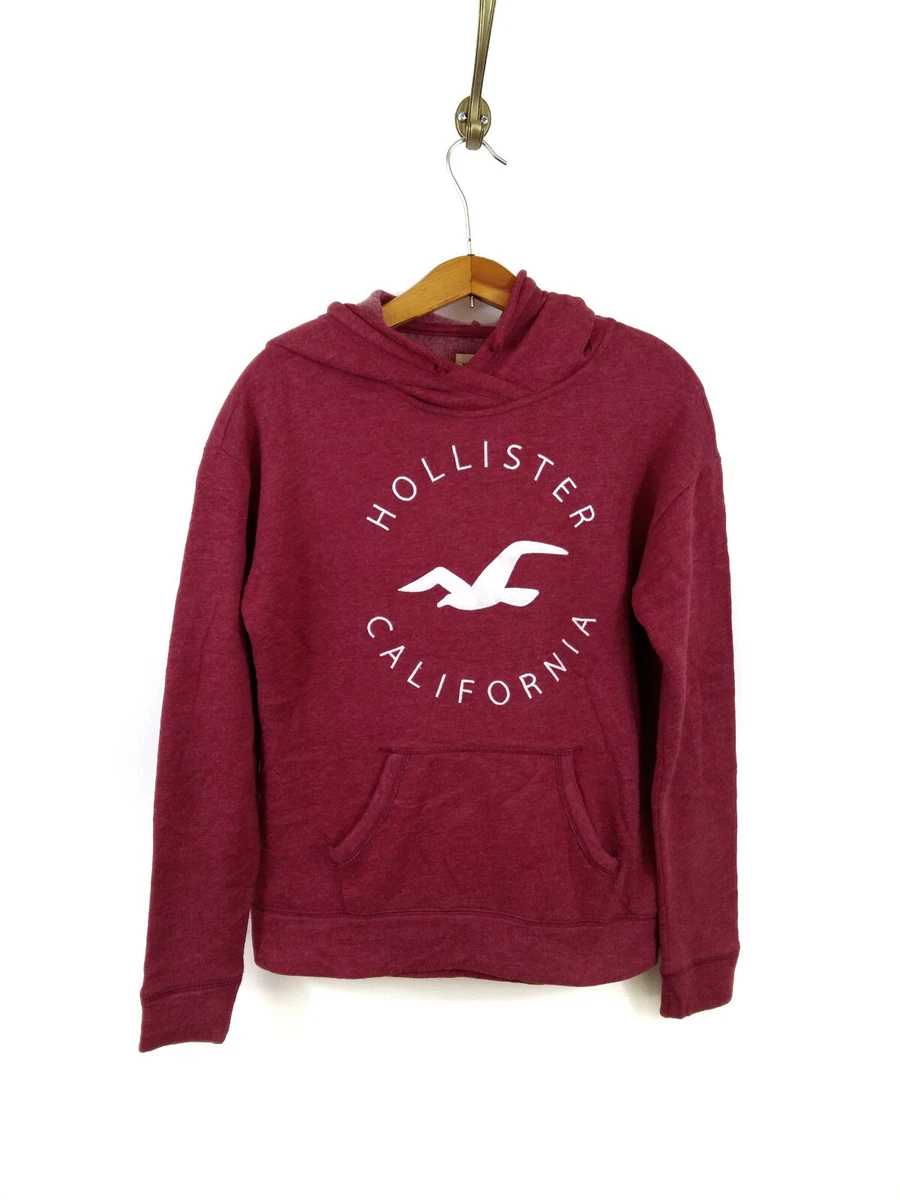 Hollister Red Hoodie Woman Size: S | eBay