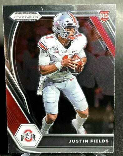 Justin Fields Rookie Card 2021 Prizm DP RC 121 Bears EBay