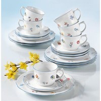 Seltmann Weiden Sonate Nostalgie 34032 Streublume Kaffeeservice 18 Teilig