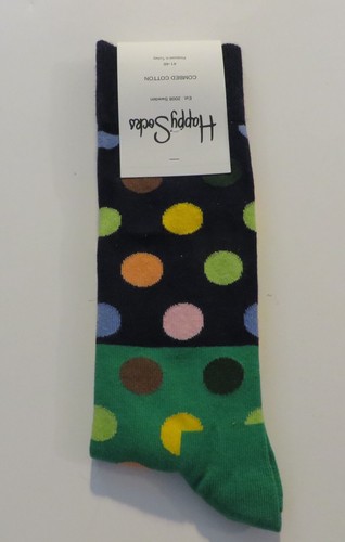Happy Socks Men's Classic Crew Sock, Shoe Size 10 - 13 Soft Cotton 1 Pack - Picture 393 of 505