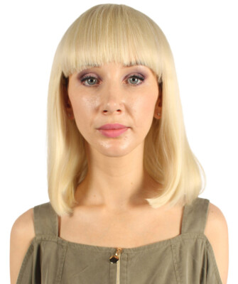 #ad #ad Medium Bob Wigs Blonde Cosplay Halloween Wigs HW 2509 $35.48