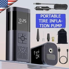 10-In-1 Tire Inflator Car Air Pump Compressor Electric Portable Auto 12V 150 PSI