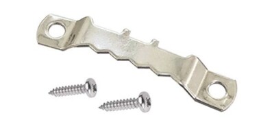 10x45mm NICKELSÄGE ZAHN ALLIGATORKLEIDERBÜGEL + SCHRAUBEN BILDERRAHMEN LEINWAND