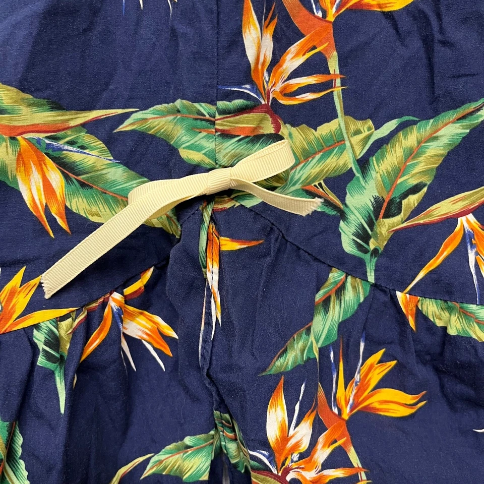 Vestido Hawaiano Hilo Hattie Niñas XL (14/16) Azul Floral Tropical Resort Wear Foto 3 de 4