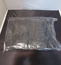 Black Leather Laptop Case 15x11x4 w/ Handle or Shoulder Strap 2 Inter Compartmen