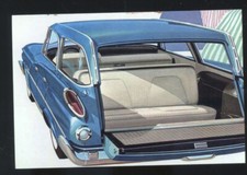 1960 CHRYSLER STATION WAGON CAR DEALER ADVERTISING POSTCARD COPY '60 MOPAR
