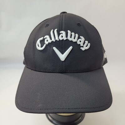 Callaway 110 Flexfit Men's Baseball Cap Hat Hook & Loop Black
