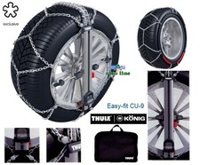 Catene Thule (konig) Easy-fit CU-9 gruppo 055 - 9 mm 175/65-15