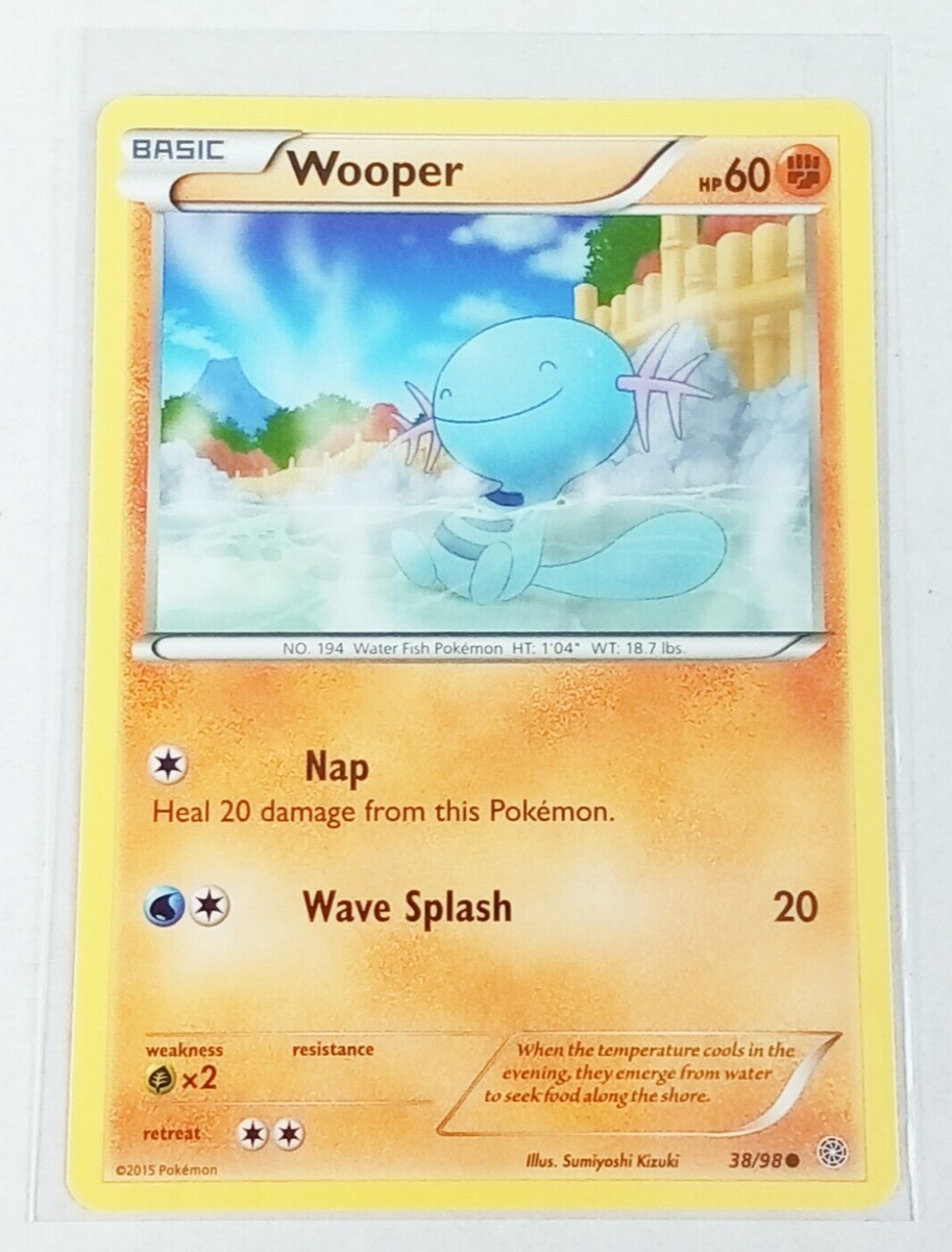 Wooper 38/98 Ancient Origins Pokémon Card 2015 | eBay