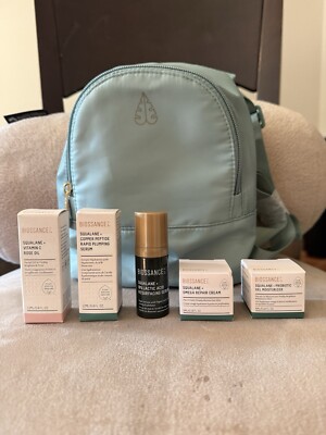 Biossance Omega Vitamin C And More, Lot Of Samples With  Mini Backpack, Unused