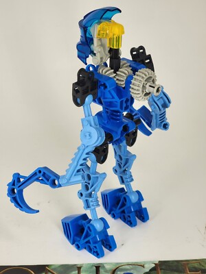 BLUE ルノツドイ Lego Bionicle TOA GALI 8533- Complete With Manuel No