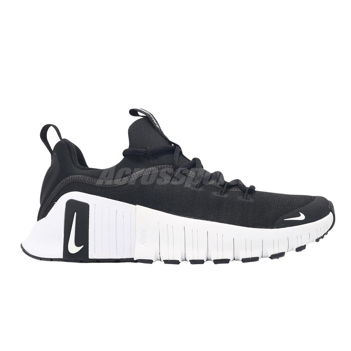 Size 14 - Nike Free Metcon 6 Black White W for sale online
