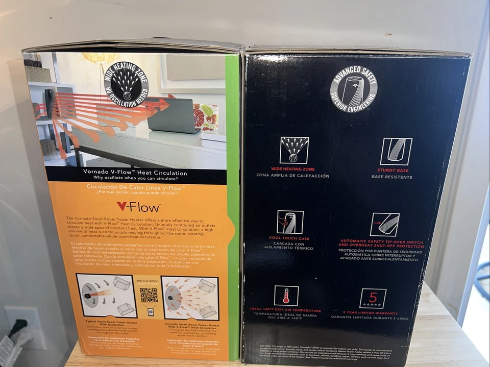 Tower Heater, For Small Rooms SET Of 2 - Image 2 of 2