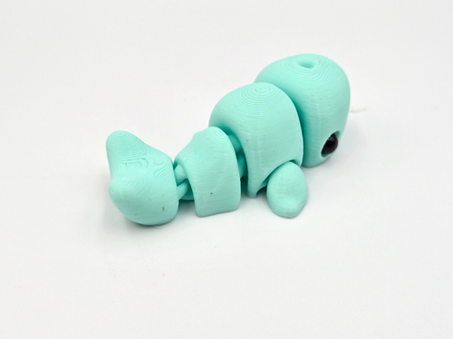 Inquietos Sea Critter impresos en 3D 3 piezas, articulados, 2,5", foca, delfín y ballena - Imagen 9 de 22