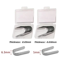 30pcs Dental Tofflemire Contoured Matrices Bands Stainless Premolar Matrix Bands