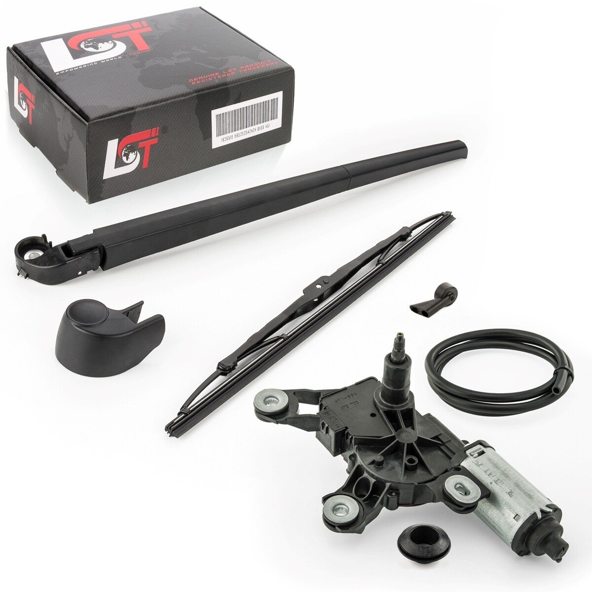 LST Windshield Wiper Rear Wiper Motor & Blade Set For Audi A4 Avant
