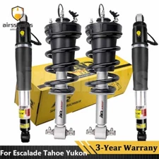 2X Front Strut Assy 2X Rear Shock Absorber For 15-20 Chevy Tahoe Yukon Escalade