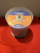 BONUS 108 VERBATIM 16X DVD-R Life Series 4.7GB 120min Logo Media Disc New