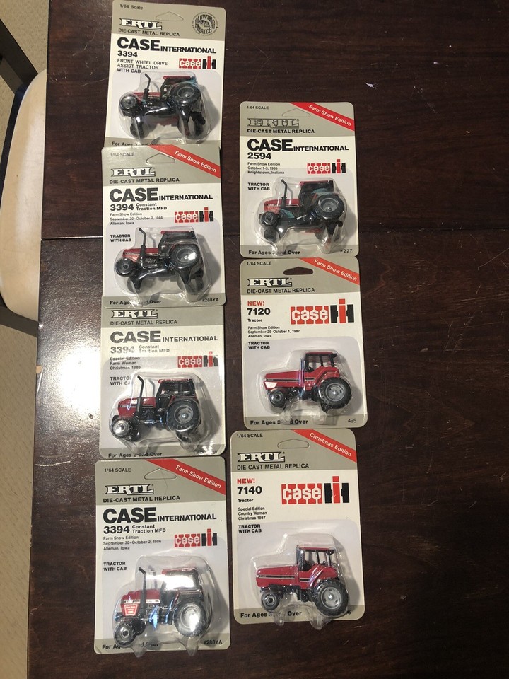 ERTL Case IH Toy Tractors 1/64 Lot of 20 eBay