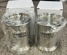 Makers Mark Stainless Steel Julep cups (pair)