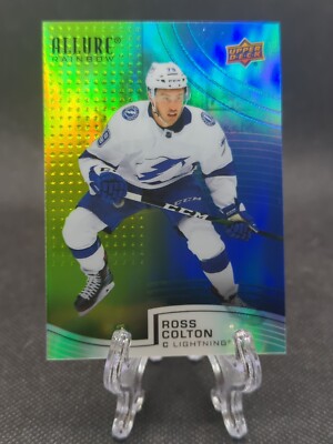 2021-22 Upper Deck Allure Rainbow Green Blue /299 Ross Colton #R-25 Rookie RC
