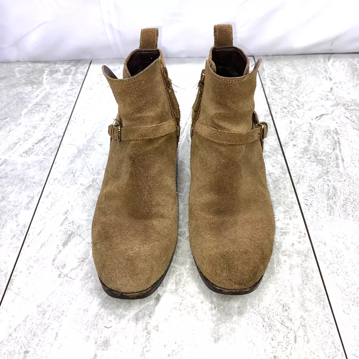 Cole haan boots suede sale