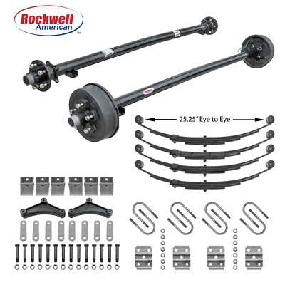 Tandem Axle 3500 lb Trailer Axle Kit 