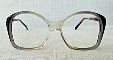 Vintage DIANE VON FURSTENBERG - Large Eyeglass Frames - Gray Frost - Valencia