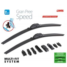 COPPIA SPAZZOLE TERGICRISTALLO ANTERIORI IN GOMMA LAMPA CHEVROLET TRAX 2013-2015