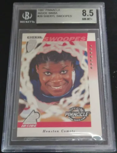 1997 Pinnacle Inside WNBA Sheryl Swoopes #26 BGS 8.5 NM-MT+ Houston Comets HOF