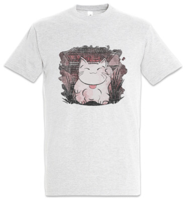 Maneki Neko VIII T-Shirt Maneki-neko Manekineko Cat Cats Love Addicted Addiction