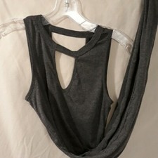 Acemi gray tank maxi dress