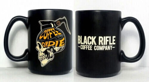 Coffee or Die Black Rifle Coffee Company Mug 11oz 15OZ Cup Black